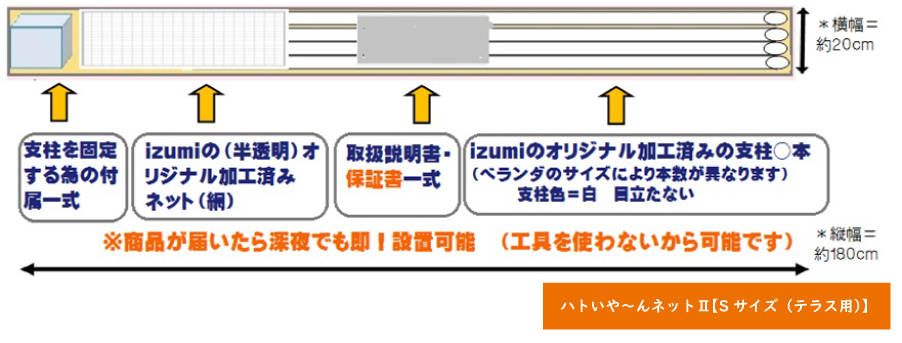 ハトよけのizumi 通販 イメージ